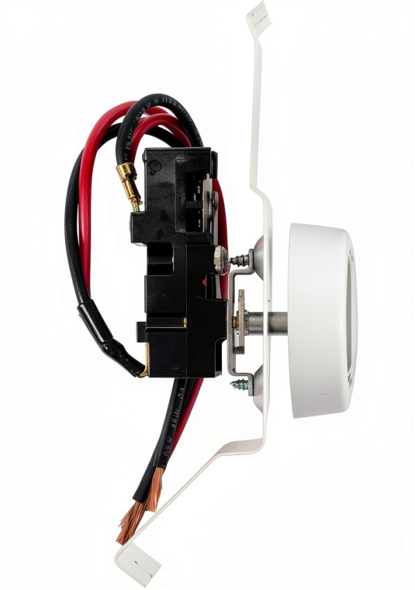 Cadet F Series Double Pole Built-In Baseboard Thermostat (Model: BTF2W, Part: 08734), 22 Amp, 120/208/240 Volt, White-2
