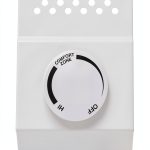 Cadet F Series Double Pole Built-In Baseboard Thermostat (Model: BTF2W, Part: 08734), 22 Amp, 120/208/240 Volt, White-0