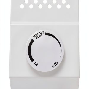 Cadet F Series Double Pole Built-In Baseboard Thermostat (Model: BTF2W, Part: 08734), 22 Amp, 120/208/240 Volt, White-0