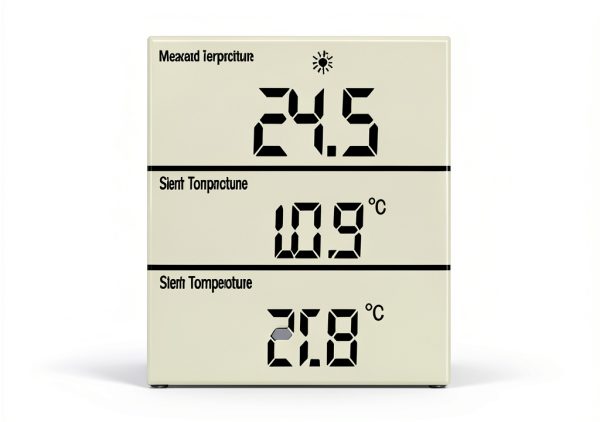 Plug in Thermostat Temperature Controller Electric Digital Thermostat Heating Cooling Mode Timer White-2