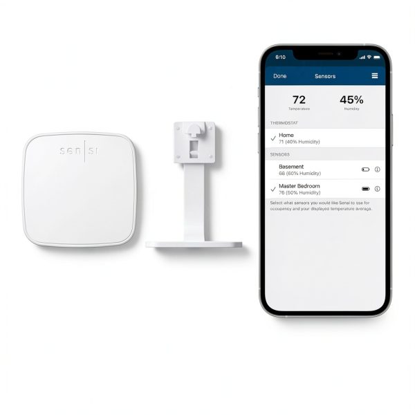 Sensi Room Sensor by Emerson Smart Thermostat Accessory Wi Fi Battery-5