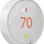 Google Nest Thermostat E - Programmable Smart Thermostat for Home - 3rd Generation Nest Thermostat - Works with Alexa,White-0