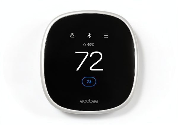 Tim Kit for ecobee Smart Thermostat Essential 2025, Wall Plate Cover Accessory for ecobee Thermostat, Easy to Install Cover Imperfections for Your Wall-0