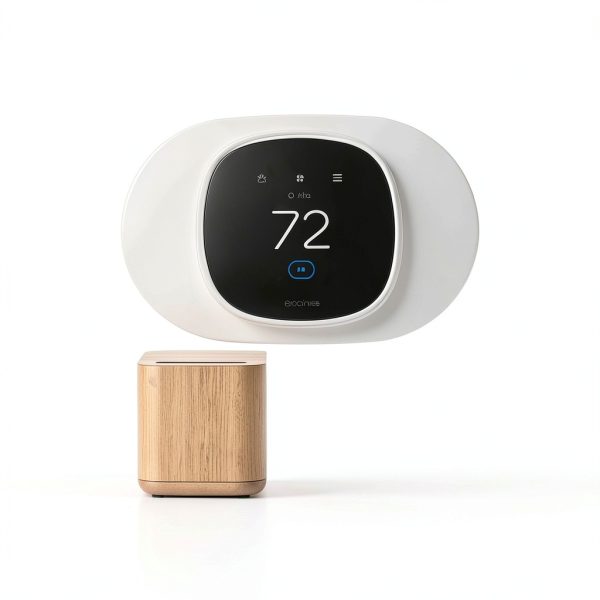 Tim Kit for ecobee Smart Thermostat Essential 2025, Wall Plate Cover Accessory for ecobee Thermostat, Easy to Install Cover Imperfections for Your Wall-5