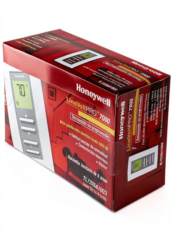 Honeywell TL7235A1003 Line Volt Pro Non-Programmable Digital Thermostat with Electronic Temperature Control, 240-Volt-4