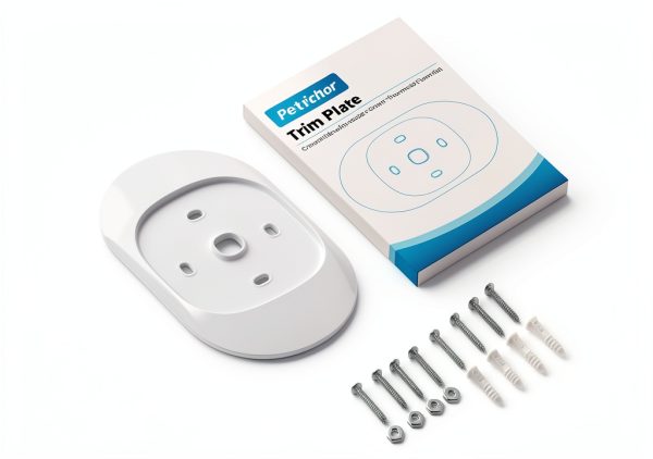 Tim Kit for ecobee Smart Thermostat Essential 2025, Wall Plate Cover Accessory for ecobee Thermostat, Easy to Install Cover Imperfections for Your Wall-2