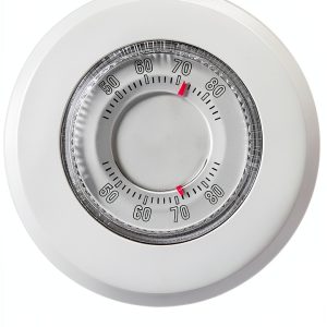 Honeywell Home CT87K1004 The Round Heat Only Manual Thermostat,Large,White,Large-0