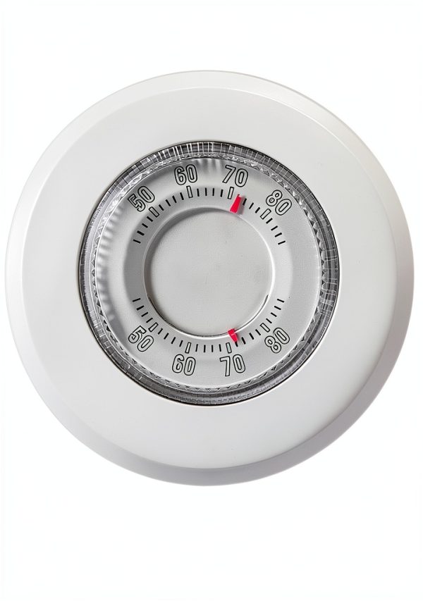 Honeywell Home CT87K1004 The Round Heat Only Manual Thermostat,Large,White,Large-0