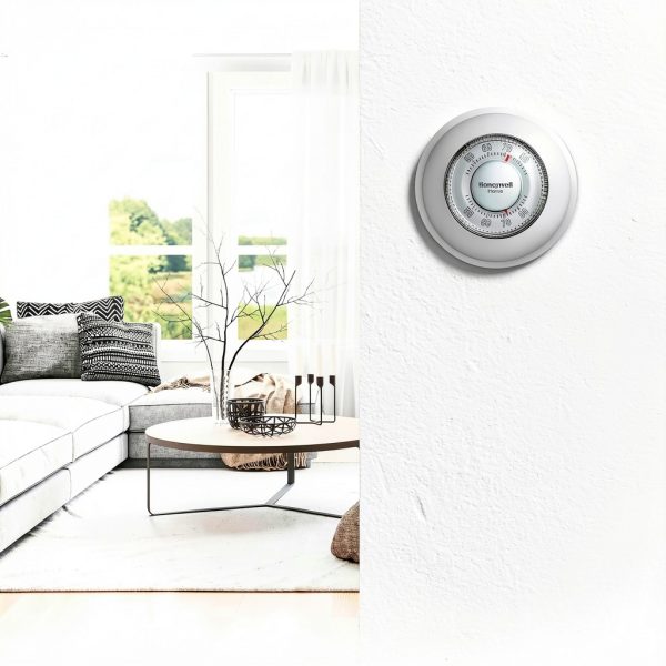Honeywell Home CT87K1004 The Round Heat Only Manual Thermostat,Large,White,Large-5