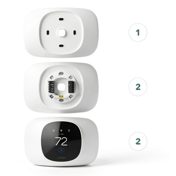 ecobee Trim Plate for Smart Thermostat Essential Only - Programmable WiFi Thermostat Accessory-2